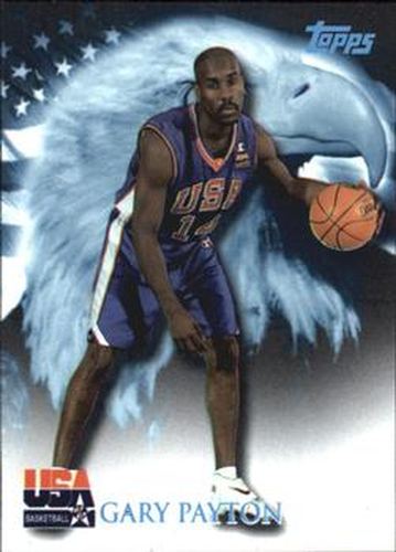 #74 Gary Payton - USA - 2000 Topps Team USA Basketball