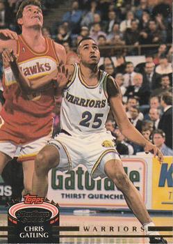 #74 Chris Gatling - Golden State Warriors - 1992-93 Stadium Club Basketball