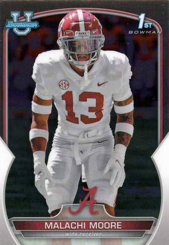 #74 Malachi Moore - Alabama Crimson Tide - 2022 Bowman Chrome University Football