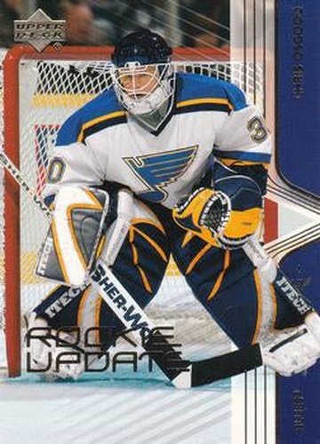 #74 Chris Osgood - St. Louis Blues - 2003-04 Upper Deck Rookie Update Hockey