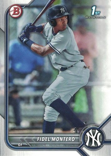 #BP-74 Fidel Montero - New York Yankees - 2022 Bowman - Prospects Baseball