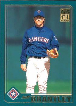 #T74 Jeff Brantley - Texas Rangers - 2001 Topps Traded & Rookies Baseball