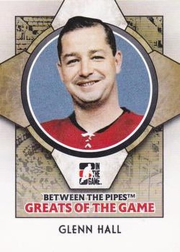 #74 Glenn Hall - Chicago Blackhawks - 2008-09 In The Game Between The Pipes Hockey