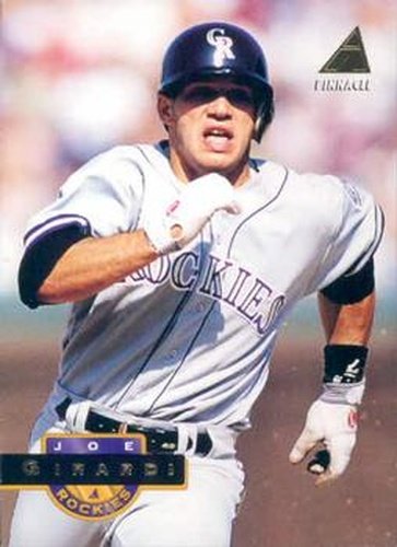 #74 Joe Girardi - Colorado Rockies - 1994 Pinnacle Baseball