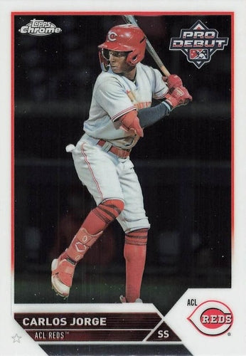 #PDC-74 Carlos Jorge - ACL Reds - 2023 Topps Pro Debut - Chrome Baseball