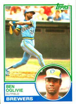 #750 Ben Oglivie - Milwaukee Brewers - 1983 Topps Baseball