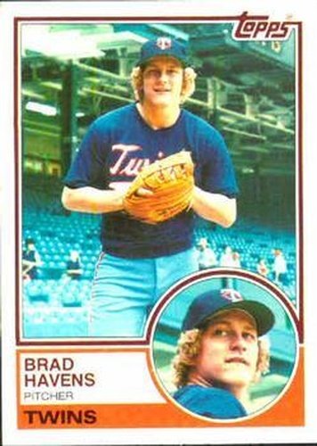 #751 Brad Havens - Minnesota Twins - 1983 Topps Baseball