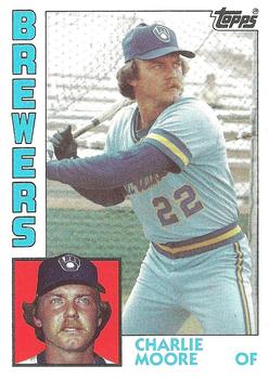 #751 Charlie Moore - Milwaukee Brewers - 1984 Topps Baseball