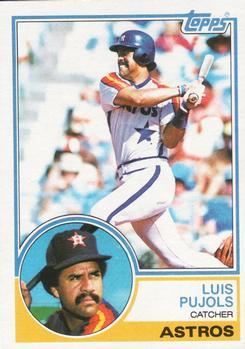 #752 Luis Pujols - Houston Astros - 1983 Topps Baseball