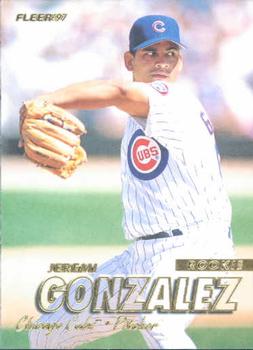 #752 Jeremi Gonzalez - Chicago Cubs - 1997 Fleer Baseball