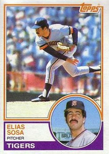#753 Elias Sosa - Detroit Tigers - 1983 Topps Baseball