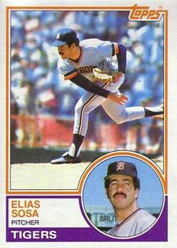 #753 Elias Sosa - Detroit Tigers - 1983 Topps Baseball