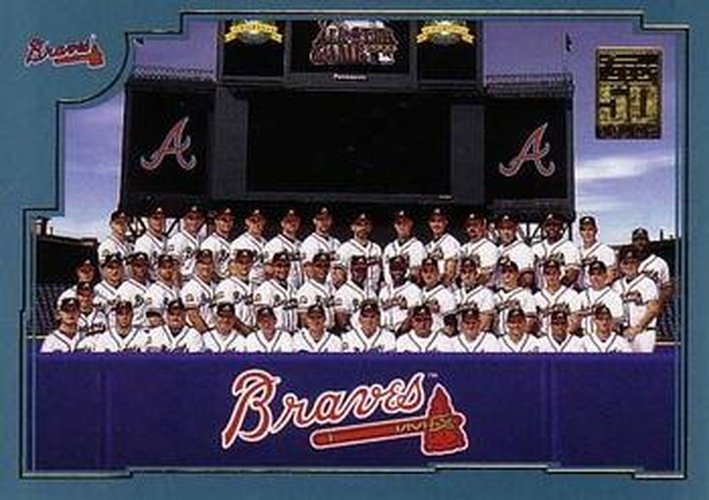 #754 Atlanta Braves - Atlanta Braves - 2001 Topps Baseball