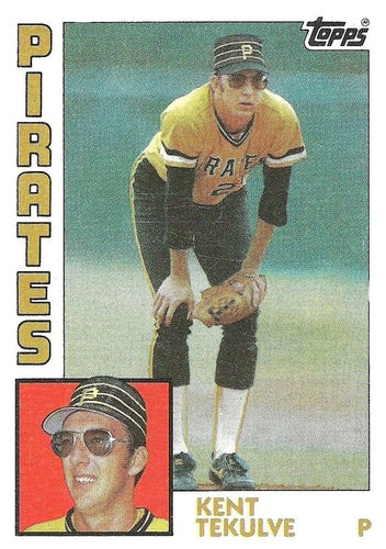 #754 Kent Tekulve - Pittsburgh Pirates - 1984 Topps Baseball