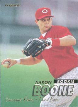 #754 Aaron Boone - Cincinnati Reds - 1997 Fleer Baseball