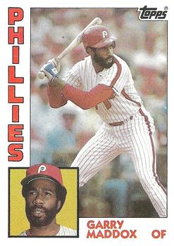 #755 Garry Maddox - Philadelphia Phillies - 1984 Topps Baseball