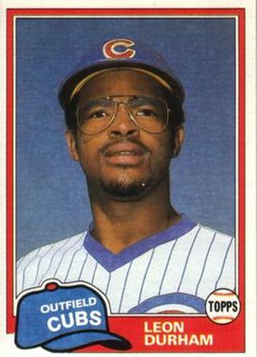 #756 Leon Durham - Chicago Cubs - 1981 Topps Baseball
