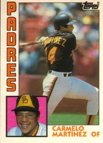 #75T Carmelo Martinez - San Diego Padres - 1984 Topps Traded Baseball