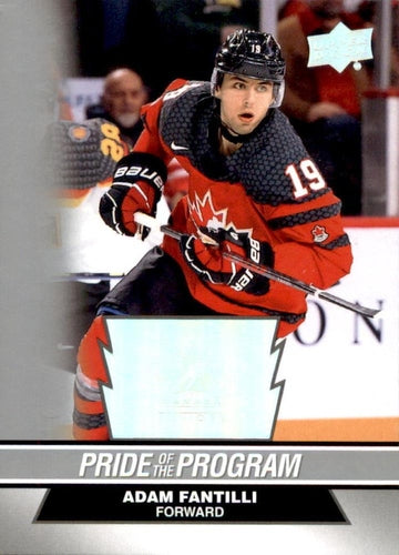 #75 Adam Fantilli - Canada - 2023 Upper Deck Team Canada Juniors Hockey