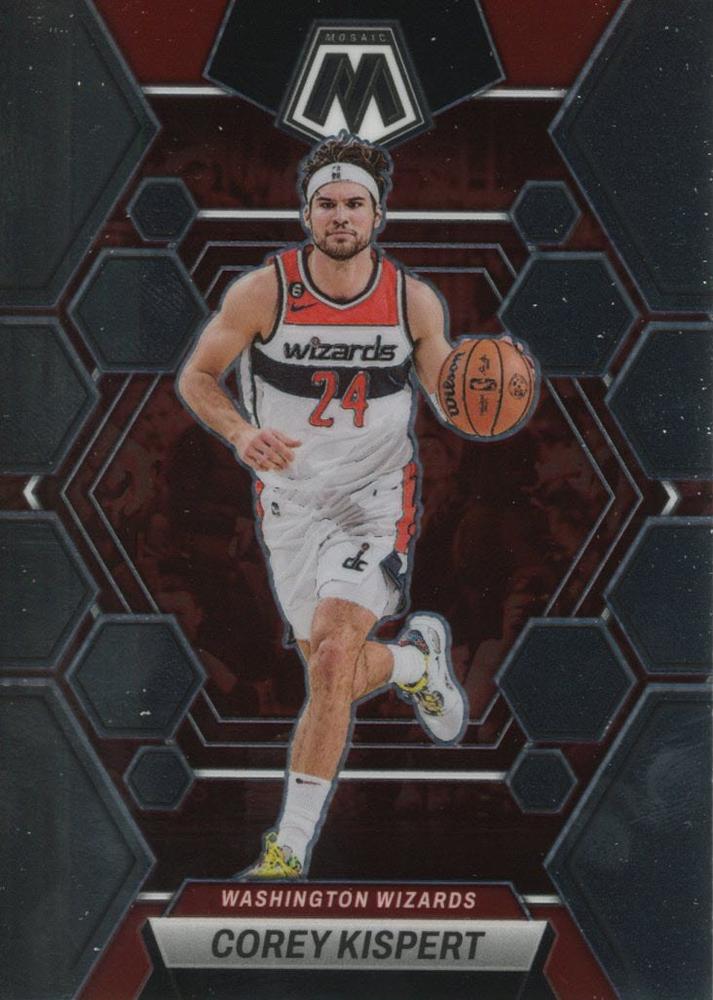 #75 Corey Kispert - Washington Wizards - 2022-23 Panini Mosaic Basketball