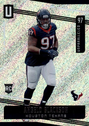 #75 Angelo Blackson - Houston Texans - 2019 Panini Unparalleled Football
