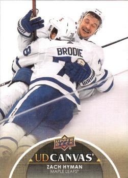 #C75 Zach Hyman - Toronto Maple Leafs - 2021-22 Upper Deck - UD Canvas Hockey