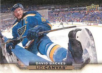#C75 David Backes - St. Louis Blues - 2015-16 Upper Deck - UD Canvas Hockey