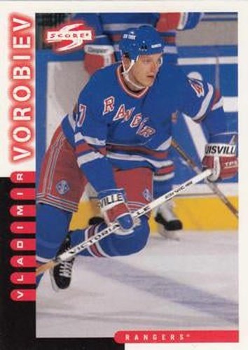 #75 Vladimir Vorobiev - New York Rangers - 1997-98 Score Hockey