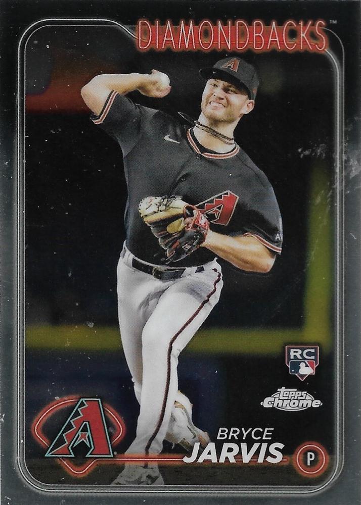#75 Bryce Jarvis - Arizona Diamondbacks - 2024 Topps Chrome Baseball