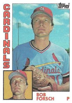 #75 Bob Forsch - St. Louis Cardinals - 1984 Topps Baseball