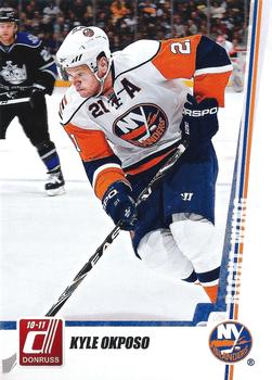 #75 Kyle Okposo - New York Islanders - 2010-11 Donruss Hockey