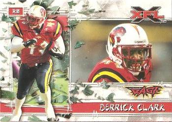 #75 Derrickark - Orlando Rage - 2001 Topps XFL Football