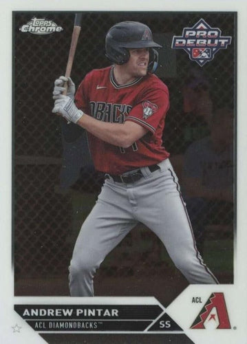 #PDC-75 Andrew Pintar - ACL Diamondbacks - 2023 Topps Pro Debut - Chrome Baseball
