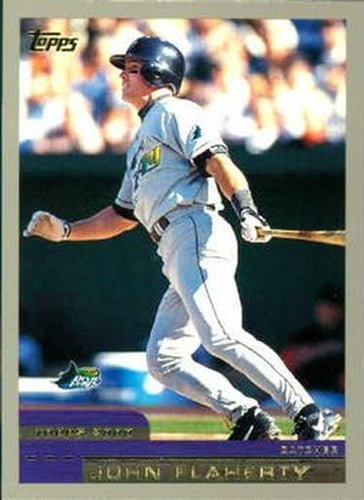 #75 John Flaherty - Tampa Bay Devil Rays - 2000 Topps Baseball