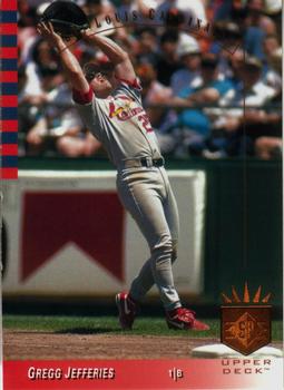 #75 Gregg Jefferies - St. Louis Cardinals - 1993 SP Baseball