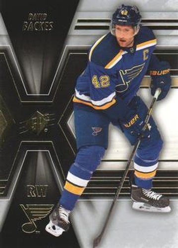 #75 David Backes - St. Louis Blues - 2014-15 SPx Hockey