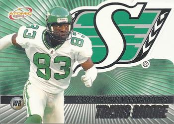 #75 Travis Moore - Saskatchewan Roughriders - 2003 Pacific Atomic CFL Football