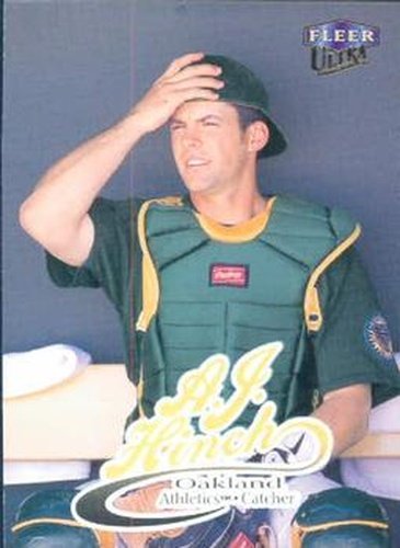 #75 A.J. Hinch - Oakland Athletics - 1999 Ultra Baseball