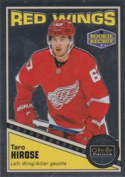 #R-75 Taro Hirose - Detroit Red Wings - 2019-20 O-Pee-Chee Platinum - Retro Hockey