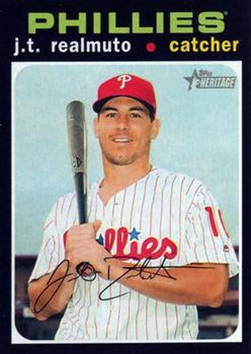#75 J.T. Realmuto - Philadelphia Phillies - 2020 Topps Heritage Baseball