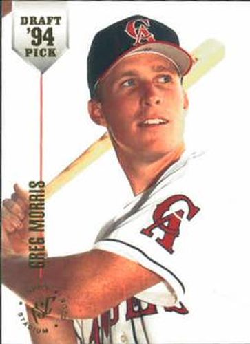 #75 Greg Morris - California Angels - 1994 Stadium Club Draft Picks Baseball