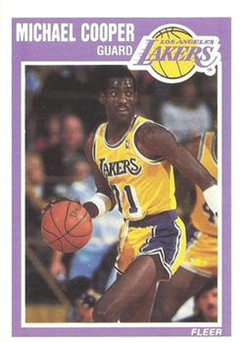 #75 Michael Cooper - Los Angeles Lakers - 1989-90 Fleer Basketball