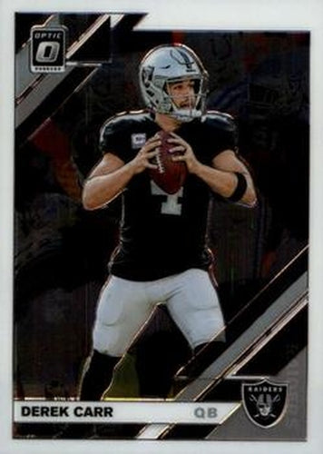 #75 Derek Carr - Oakland Raiders - 2019 Donruss Optic Football