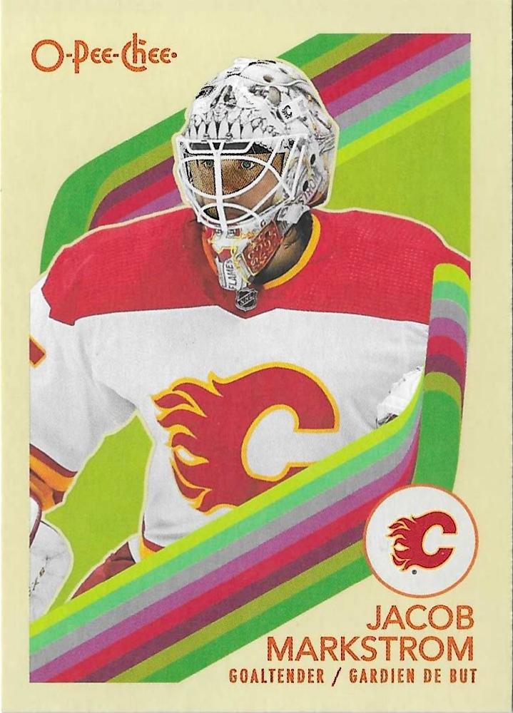 #75 Jacob Markstrom - Calgary Flames - 2023-24 O-Pee-Chee - Retro Hockey