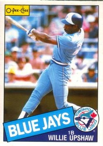 #75 Willie Upshaw - Toronto Blue Jays - 1985 O-Pee-Chee Baseball