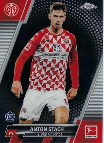#75 Anton Stach - 1. FSV Mainz 05 - 2021-22 Topps Chrome Bundesliga Soccer