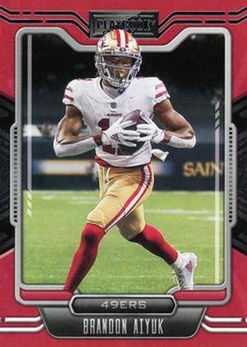 #75 Brandon Aiyuk - San Francisco 49ers - 2021 Panini Playbook Football