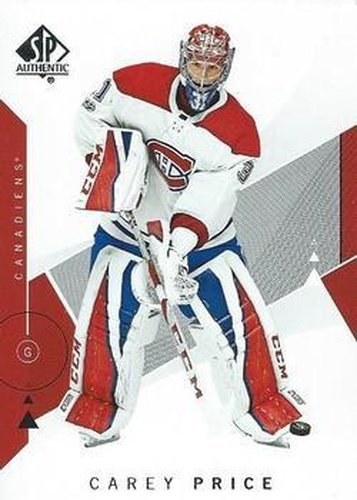 #75 Carey Price - Montreal Canadiens - 2018-19 SP Authentic Hockey