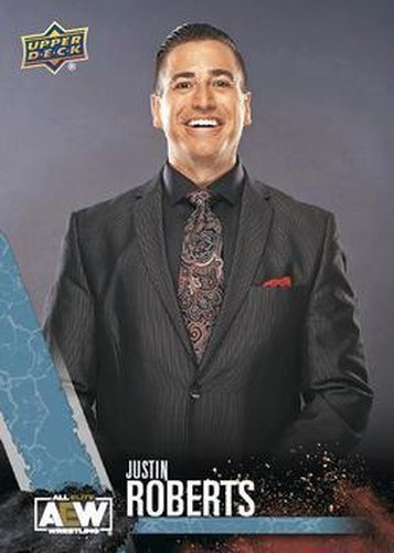 #75 Justin Roberts - 2021 Upper Deck AEW Wrestling