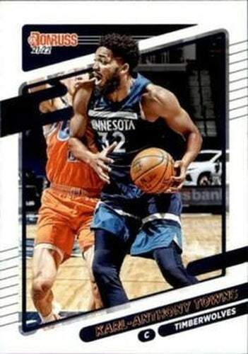 #75 Karl-Anthony Towns - Minnesota Timberwolves - 2021-22 Donruss Basketball